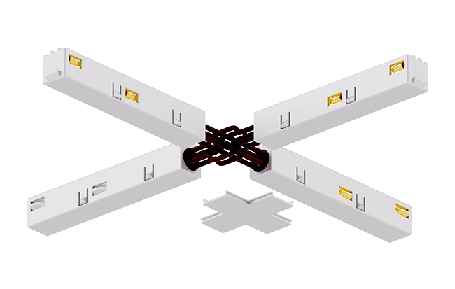 TRACK JUPITER X CONNECTOR — White