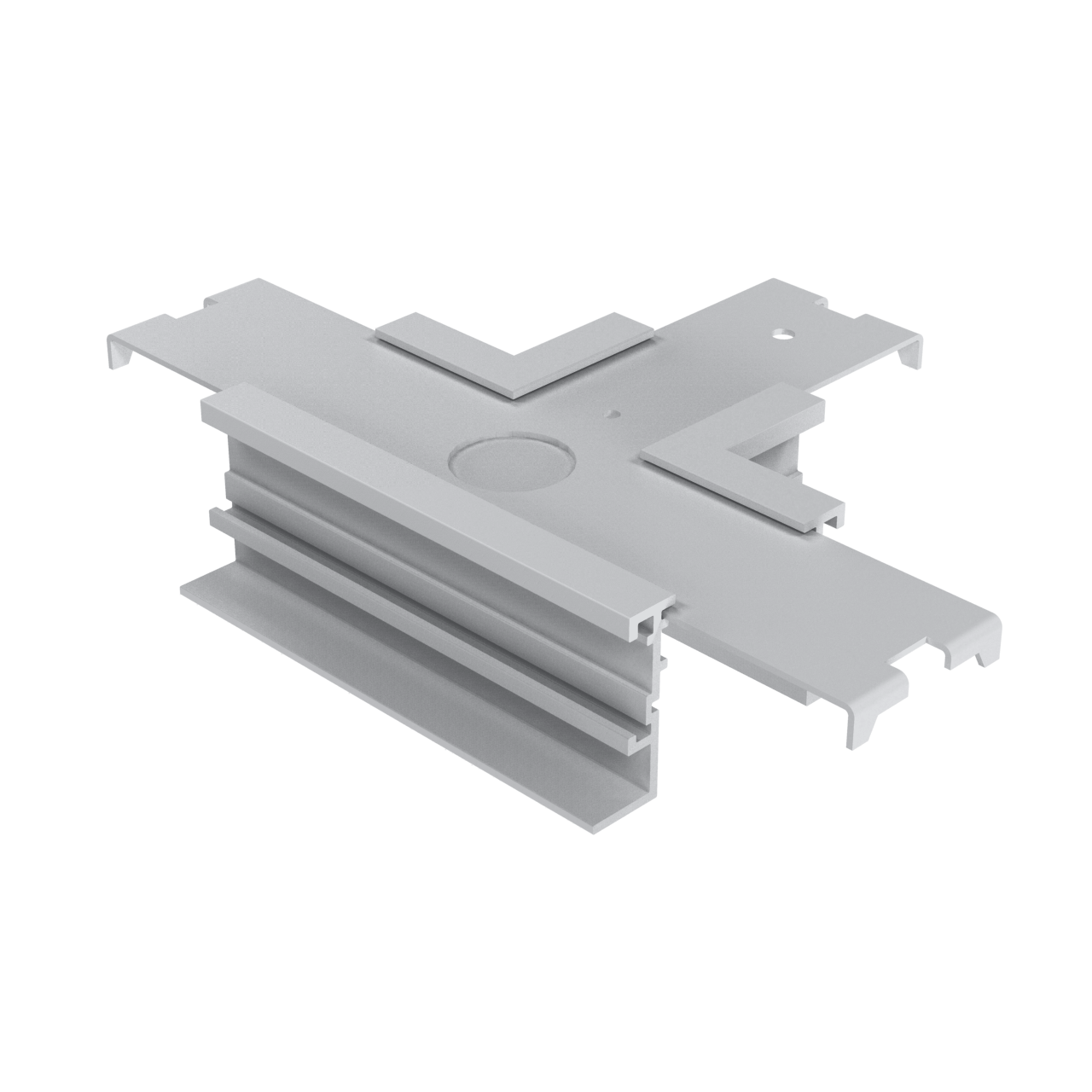 BO&Icirc;TIER ENCASTR&Eacute; TRACK T1 POUR RACCORD EN T &mdash; Argent
