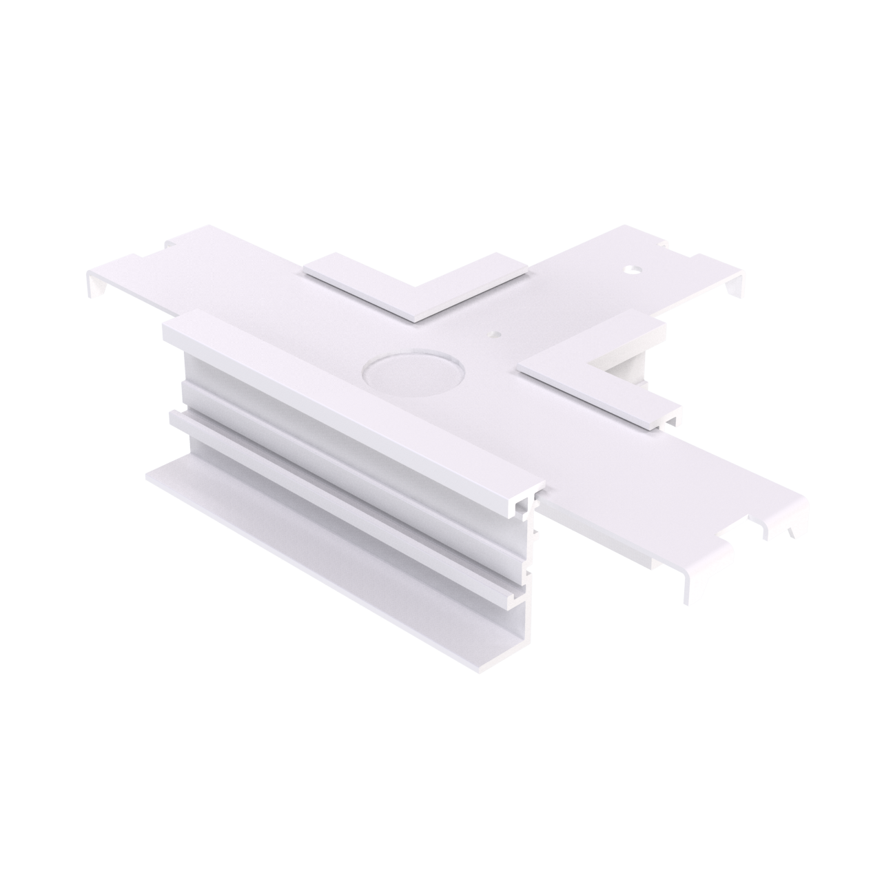 BO&Icirc;TIER ENCASTR&Eacute; TRACK T1 POUR RACCORD EN T &mdash; Blanc