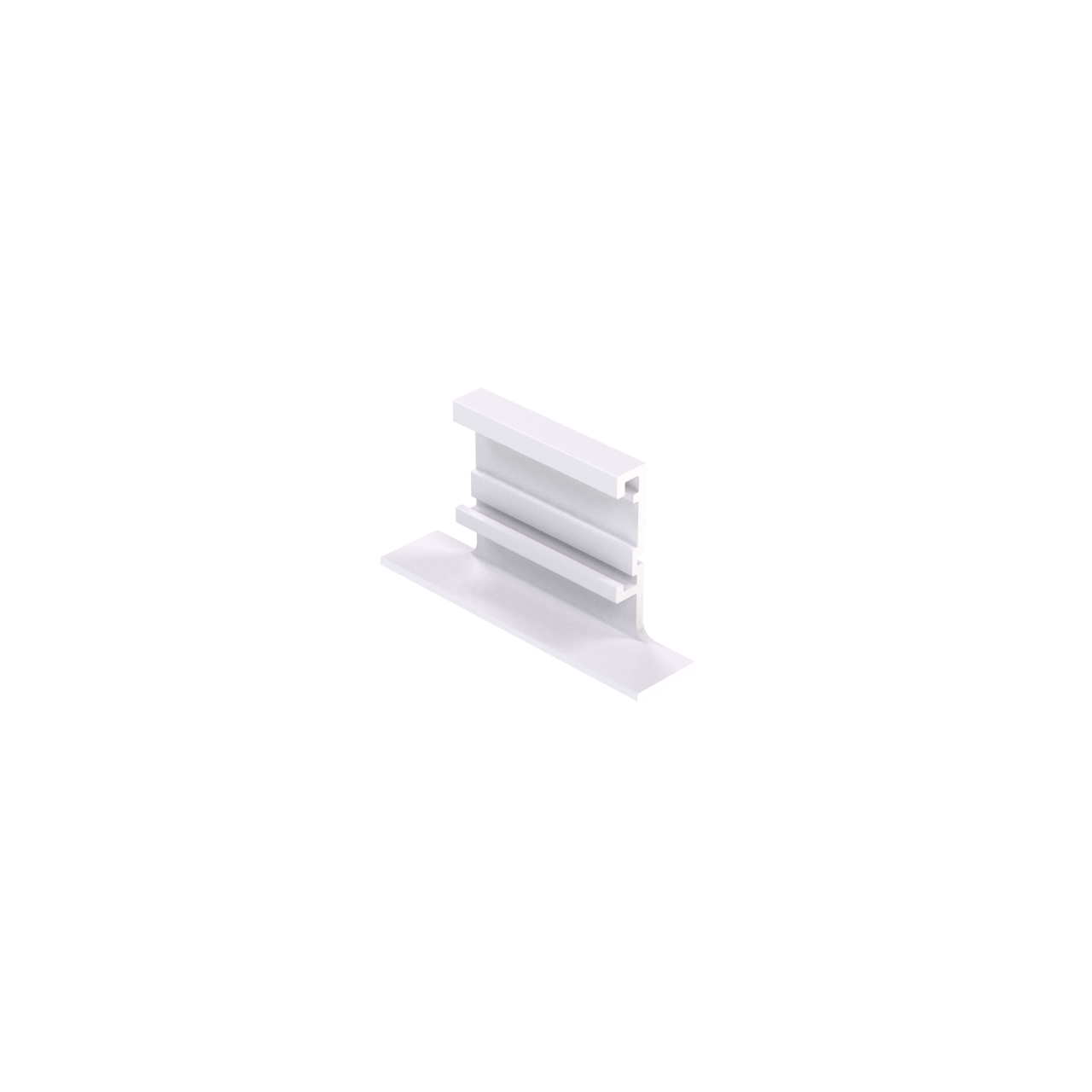 EMBOUT POUR RAIL ENCASTR&Eacute; TRACK T1 &mdash; Blanc