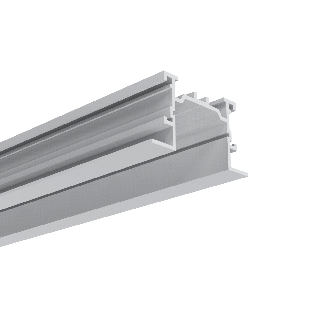 BO&Icirc;TIER ENCASTR&Eacute; POUR RAIL T1 &mdash; Argent