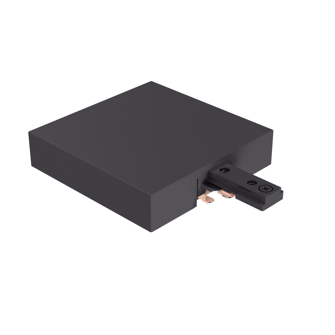 TRACK T1 ALIMENTATION PAR EXTR&Eacute;MIT&Eacute; DE BARRE EN T &mdash; Noir