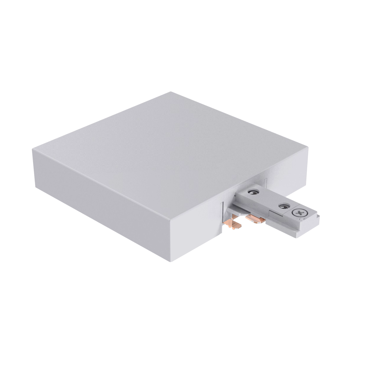 TRACK T1 ALIMENTATION PAR EXTR&Eacute;MIT&Eacute; DE BARRE EN T &mdash; Argent