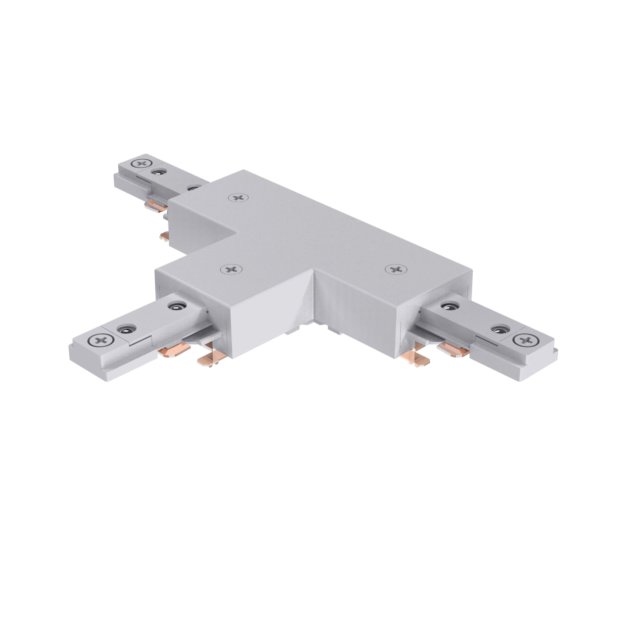 CONNECTEUR TRACK T1 T &mdash; Argent
