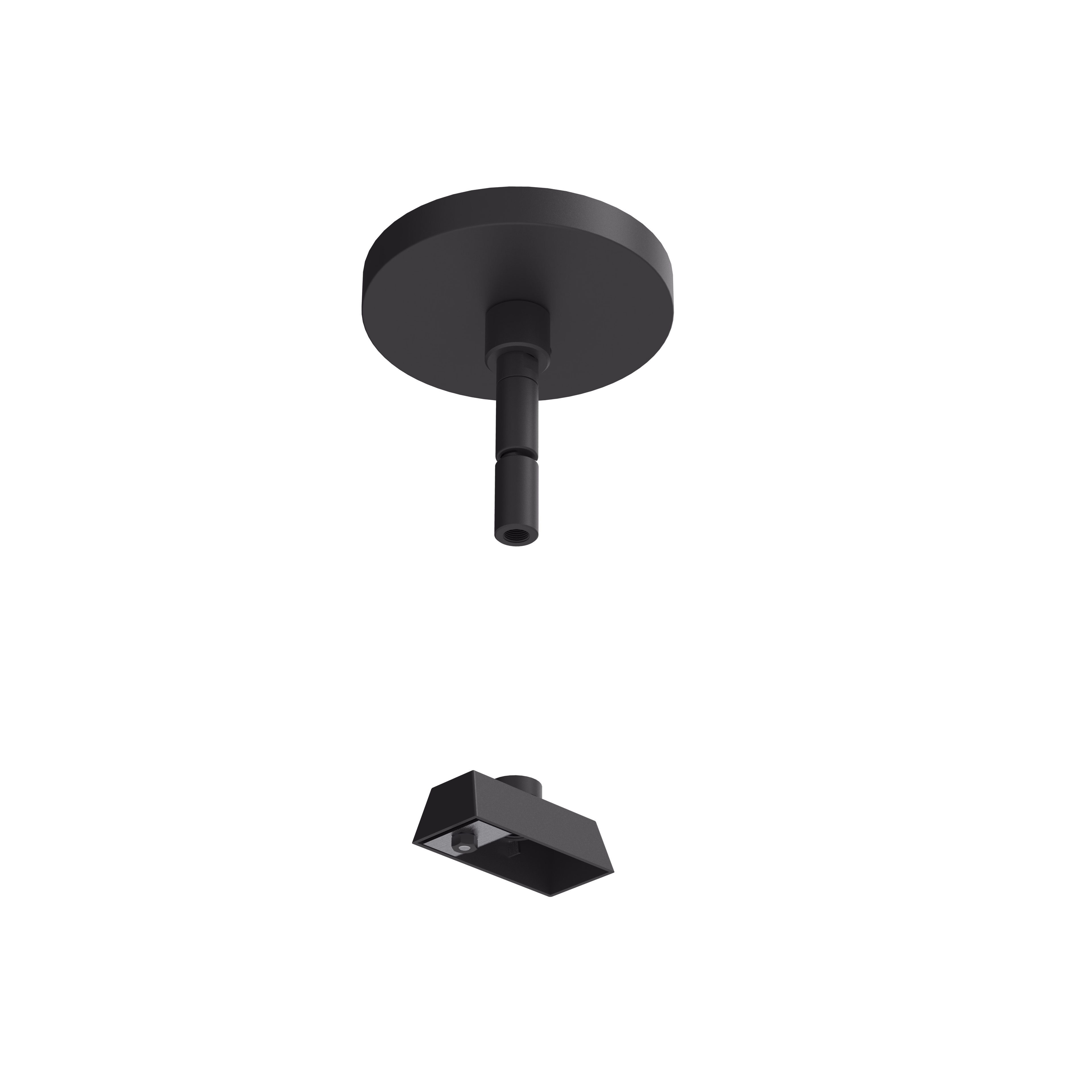 KIT DE POTENCE PIVOTANTE TRACK T2 POUR PLAFOND INCLIN&Eacute; &mdash; Noir