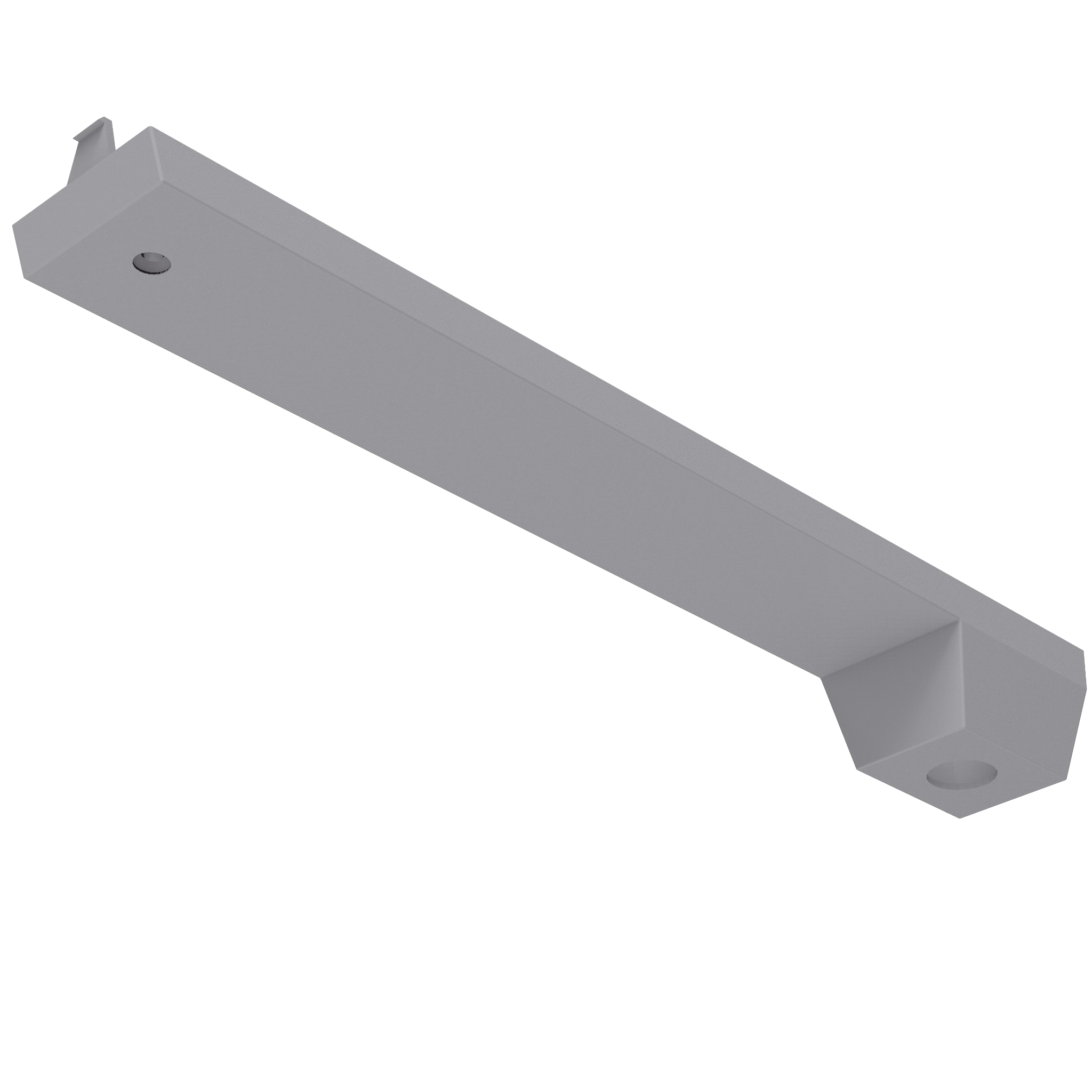 CACHE-C&Acirc;BLES TRACK T2 POUR SUSPENSION &mdash; Argent&eacute;